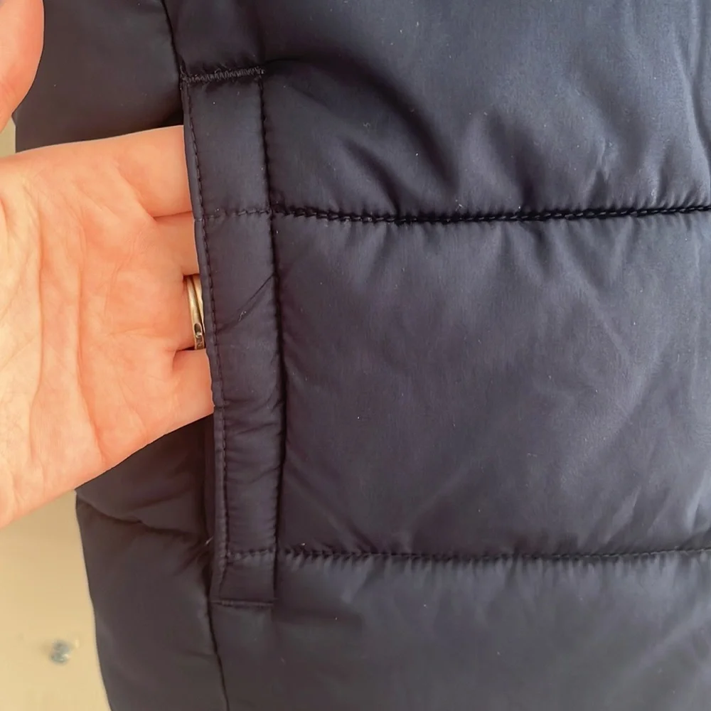 GAP Puffer Vest ColdControl Water Resistant L Navy Kids Winter Fall‎ Casual